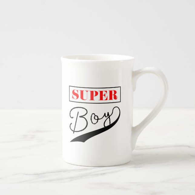 Super Boy  Bone China Mug (Right)