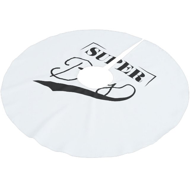 Super Boy Brushed Polyester Tree Skirt (Angled)