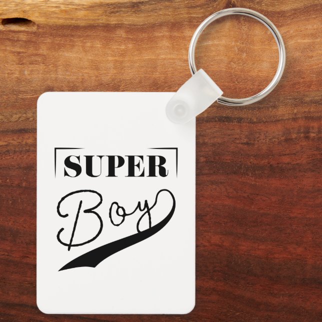 Super Boy Key Ring (Back)