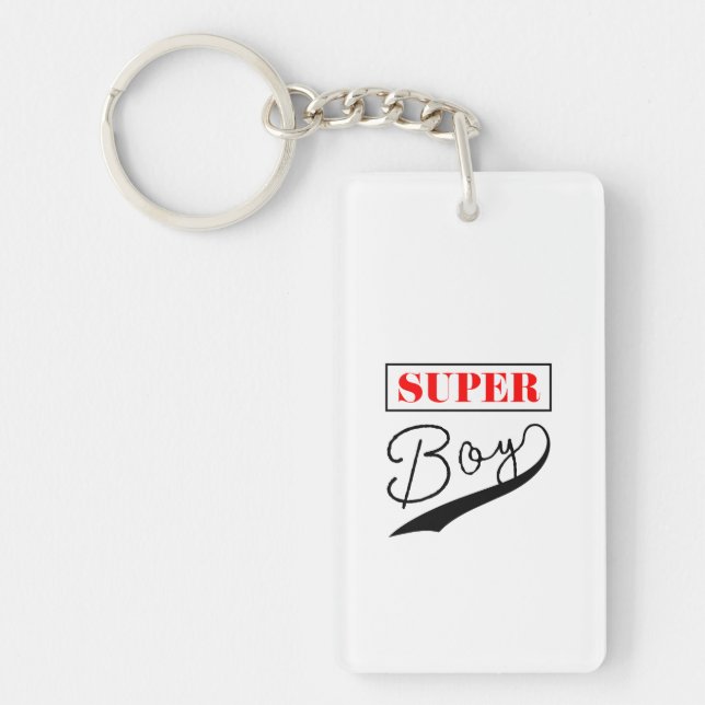 Super Boy  Key Ring (Front)
