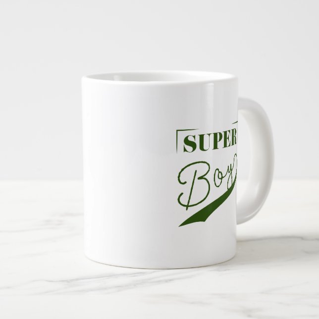 Super Boy Large Coffee Mug (Front Right)