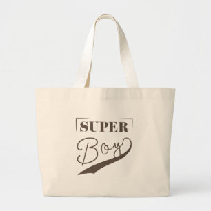 Super Boy Large Tote Bag