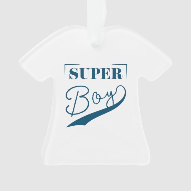 Super Boy Ornament (Front)