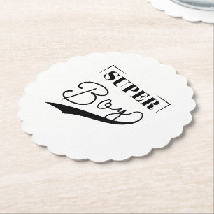 Super Boy Paper Coaster
