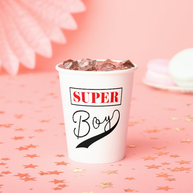 Super Boy  Paper Cups (Insitu)