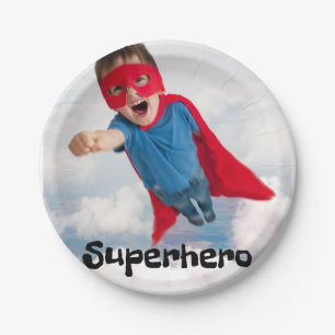 Super Boy Paper Plate