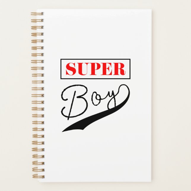 Super Boy  Planner (Front)