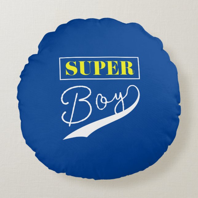 Super Boy  Round Cushion (Front)