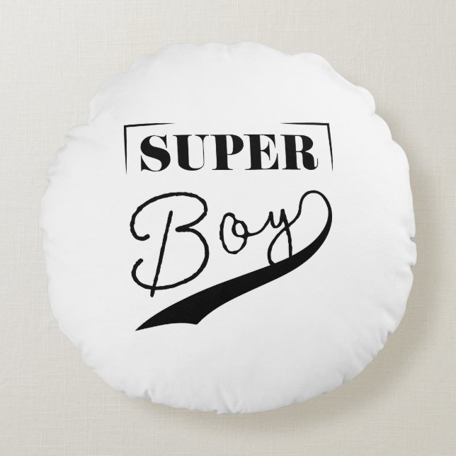 Super Boy Round Cushion (Front)