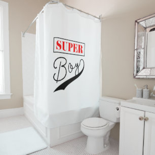Super Boy  Shower Curtain