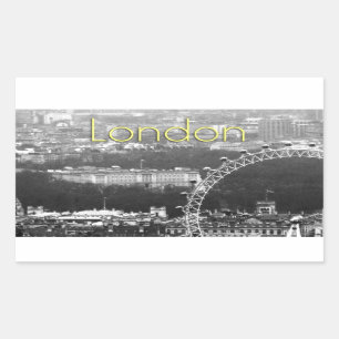 Super! Buckingham Palace London Rectangular Sticker