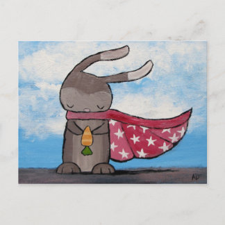 Super Bunny Postcard