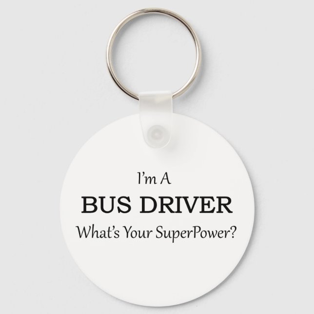 Super Bus Driver Key Ring (Front)