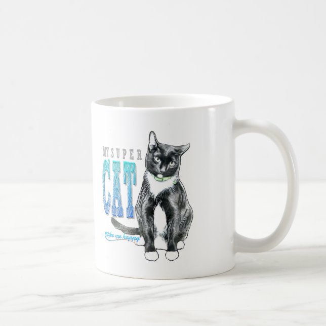 Super Cat Coffee Mug (Right)