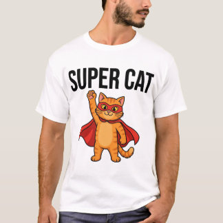 Super Cat Funny Superhero Cat Shirt