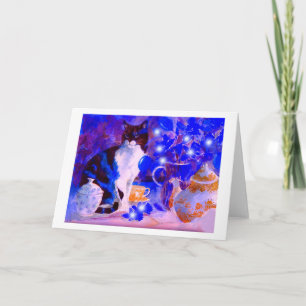 Super cat spirits holiday card