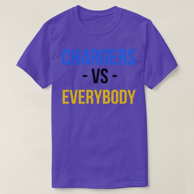 Super Chargers  Team Vs Everybody T-Shirt (Design Front)