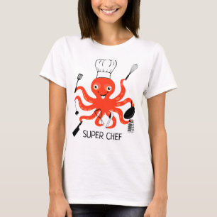 Super Chef Octopus T-Shirt