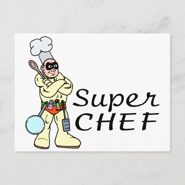 Super Chef Postcard (Front)
