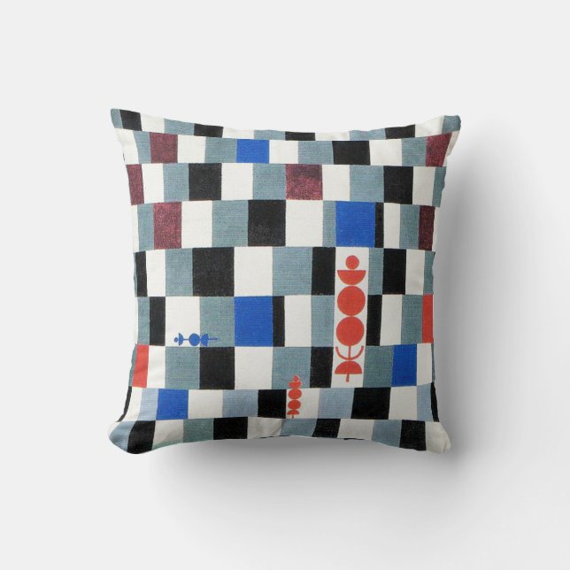 Super Chess, Paul Klee Cushion (Front)