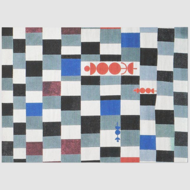 Super Chess, Paul Klee Tissue Paper (Front)