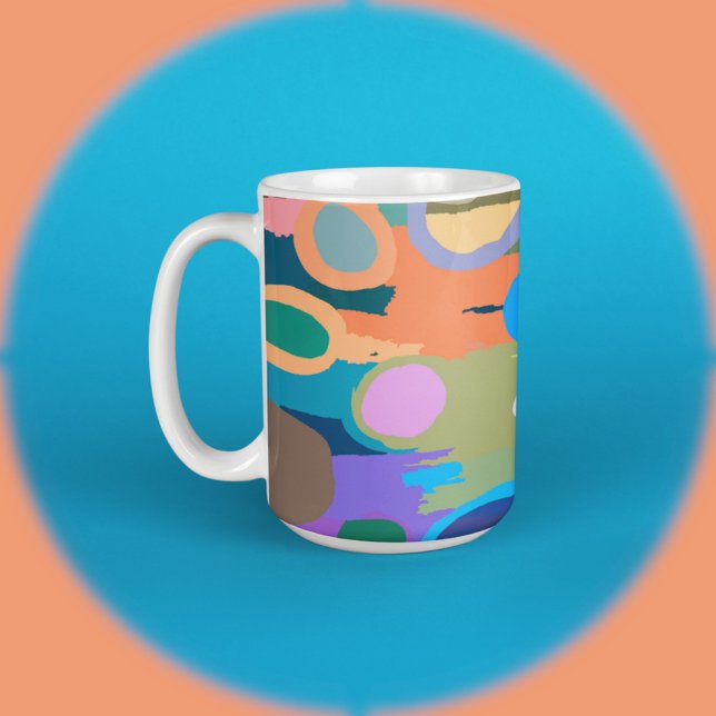 Super Colour Circles 2 Coffee Mug (Creator Uploaded)