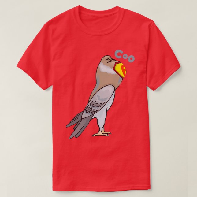 Super Coo Pigeon T-Shirt (Design Front)