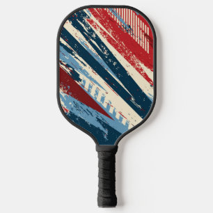 Super Cool & Colourful Grunge Pattern Pickleball Paddle