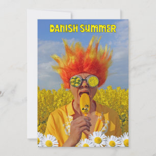 Super Cool Danish Summer Greeting Card! Card