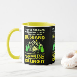Super Cool Husband of Camping Lady Funny Camper Mug