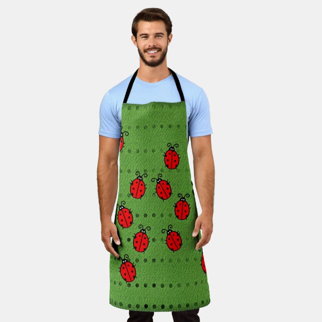 Super Cool Ladybug Apron! Apron (Worn)