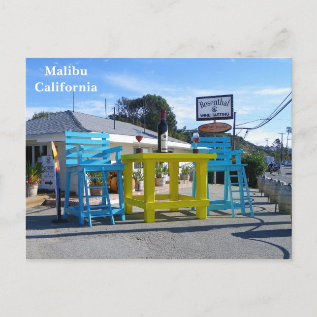 Super Cool Malibu Postcard! Postcard (Front)