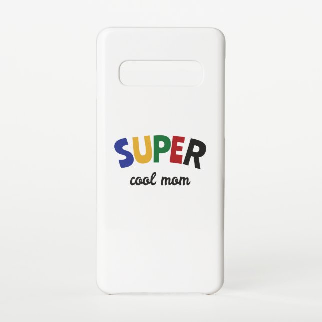 Super cool mum samsung galaxy case (Back)