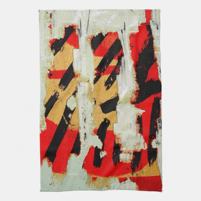 Super Cool Peeling Paper  Tea Towel (Vertical)