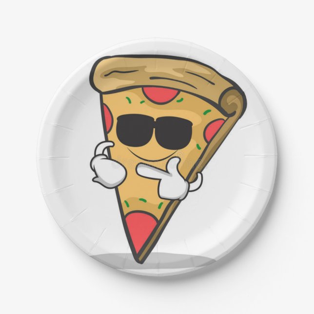 Super Cool Pizza Plate (Front)