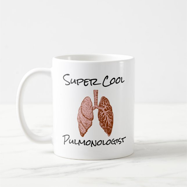 SUPER Cool Pneumonologist Coffee Mug (Left)