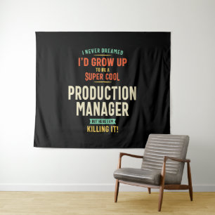 Super Cool Production Manager Tapestry