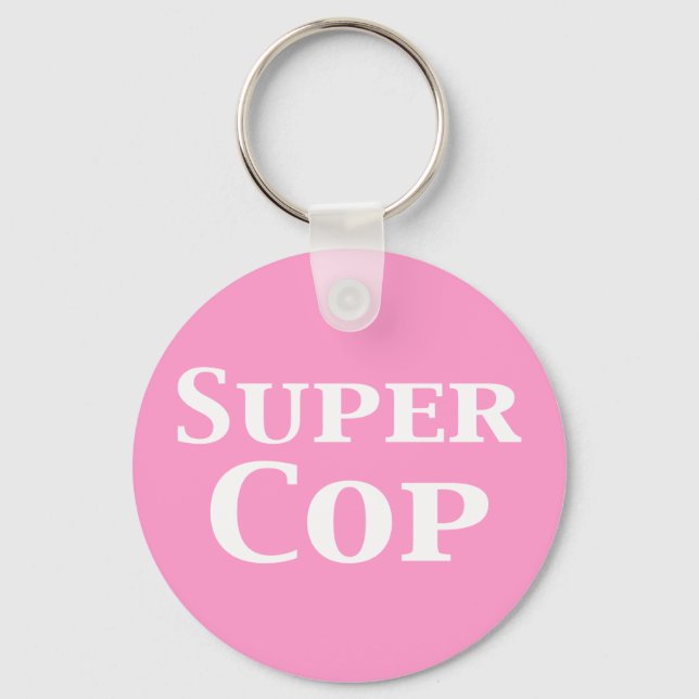 Super Cop Gifts Key Ring (Front)