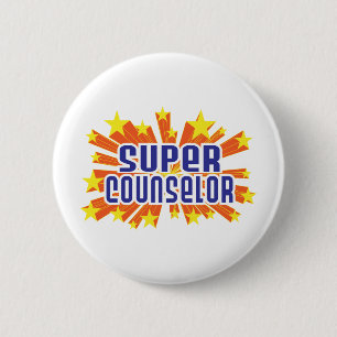 Super Counsellor 6 Cm Round Badge