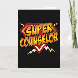 Super Counsellor Byck To School Educational Superh Card
