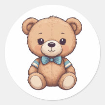 super cute adorable teddy bear sticker