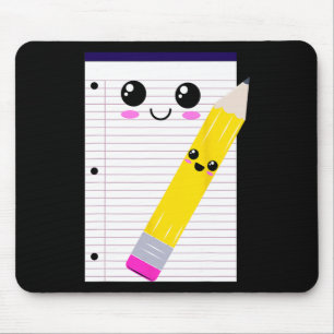 Super Cute And Fun Writing Pad And Pencil Kawaii C Mouse Pad