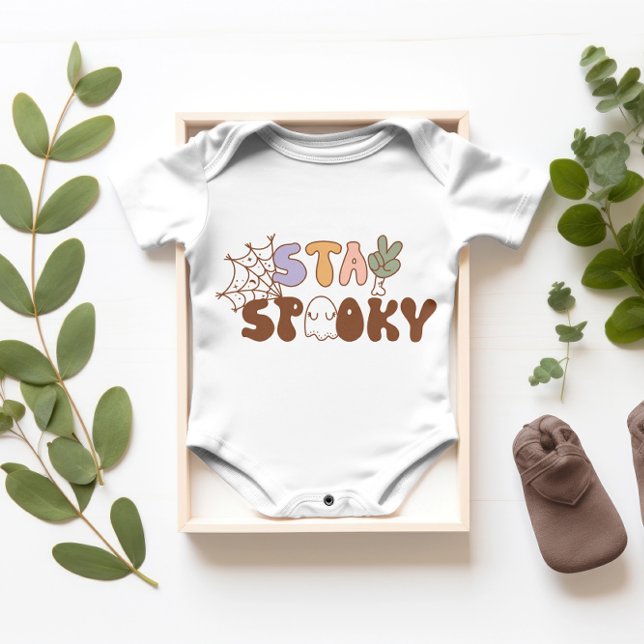 Super Cute baby Halloween "Stay Spooky" Baby Bodysuit (Creator Uploaded)
