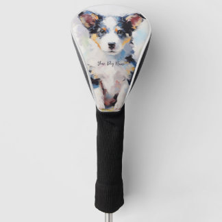 Super Cute Border Collie Dog Puppy 005 - Xeno Luci Golf Head Cover