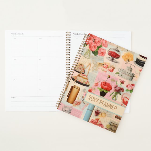 Super Cute Cakes and kitchen tools Planner (Display)