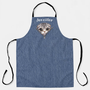 Super Cute Cat All-Over Print Apron