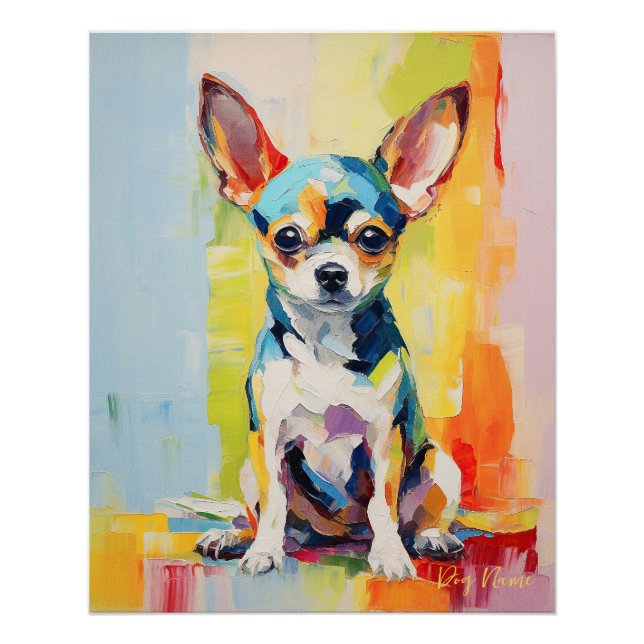 Super Cute Chihuahua Dog Puppy 002 - Xeno Lucilfer Poster (Front)