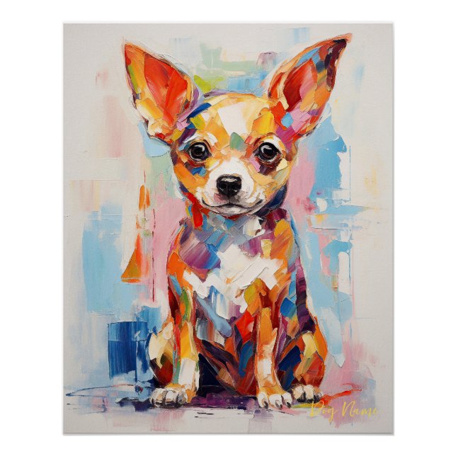 Super Cute Chihuahua Dog Puppy 003 - Xeno Lucilfer Poster (Front)