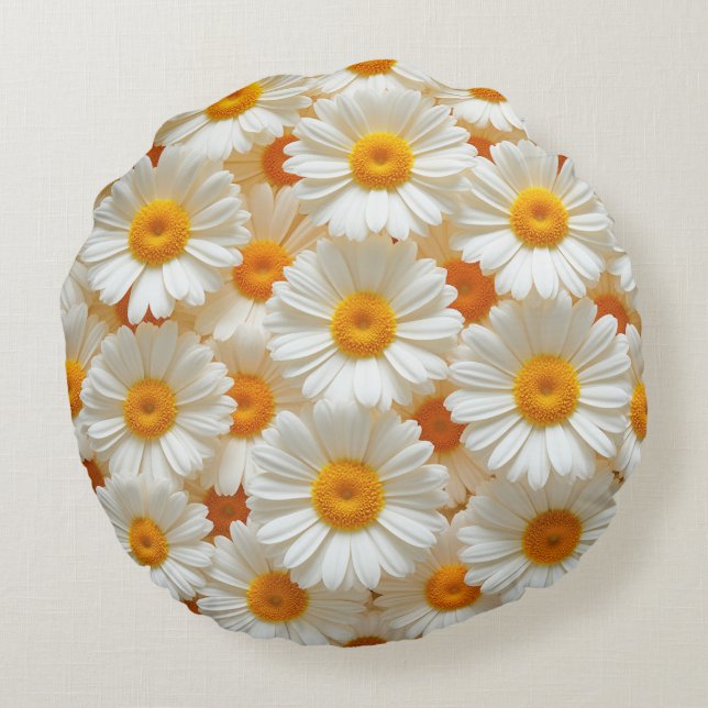 super cute daisy puff cushion (Back)