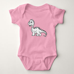 Super Cute Dinosaur Baby Bodysuit